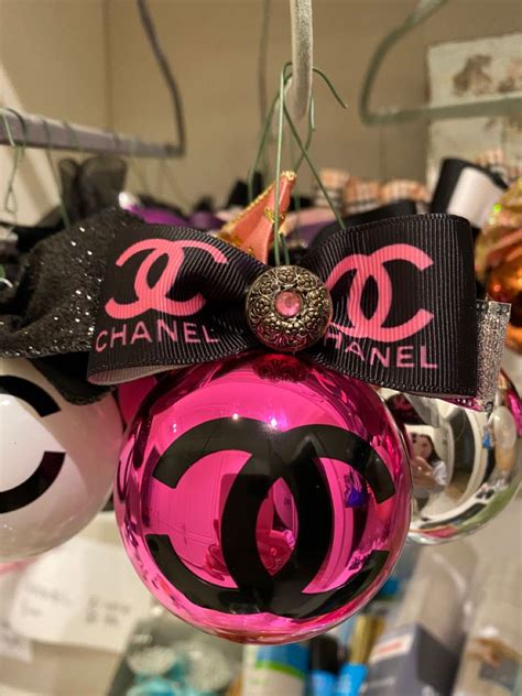 Pink Chanel Ornament 